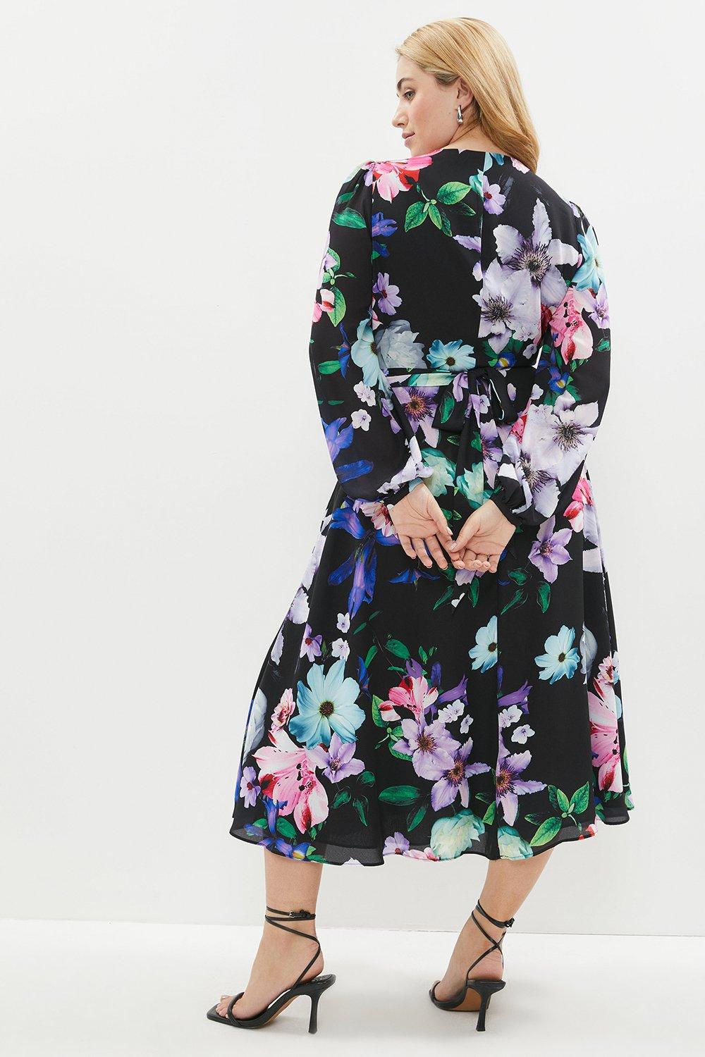 Plus Size Printed Maxi Wrap Dress | Coast